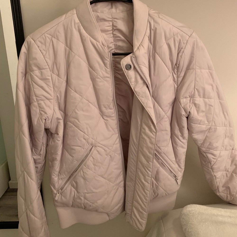Lululemon reversible light pink coat